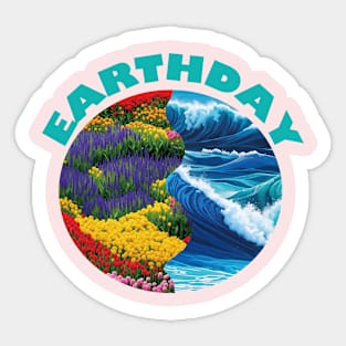 Earth Day Sticker